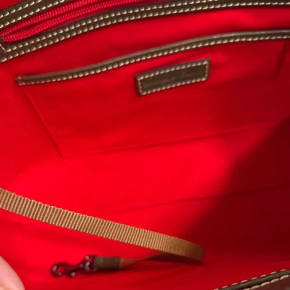 Dooney & Bourke Olive Tote Bag - Picture 7 of 11